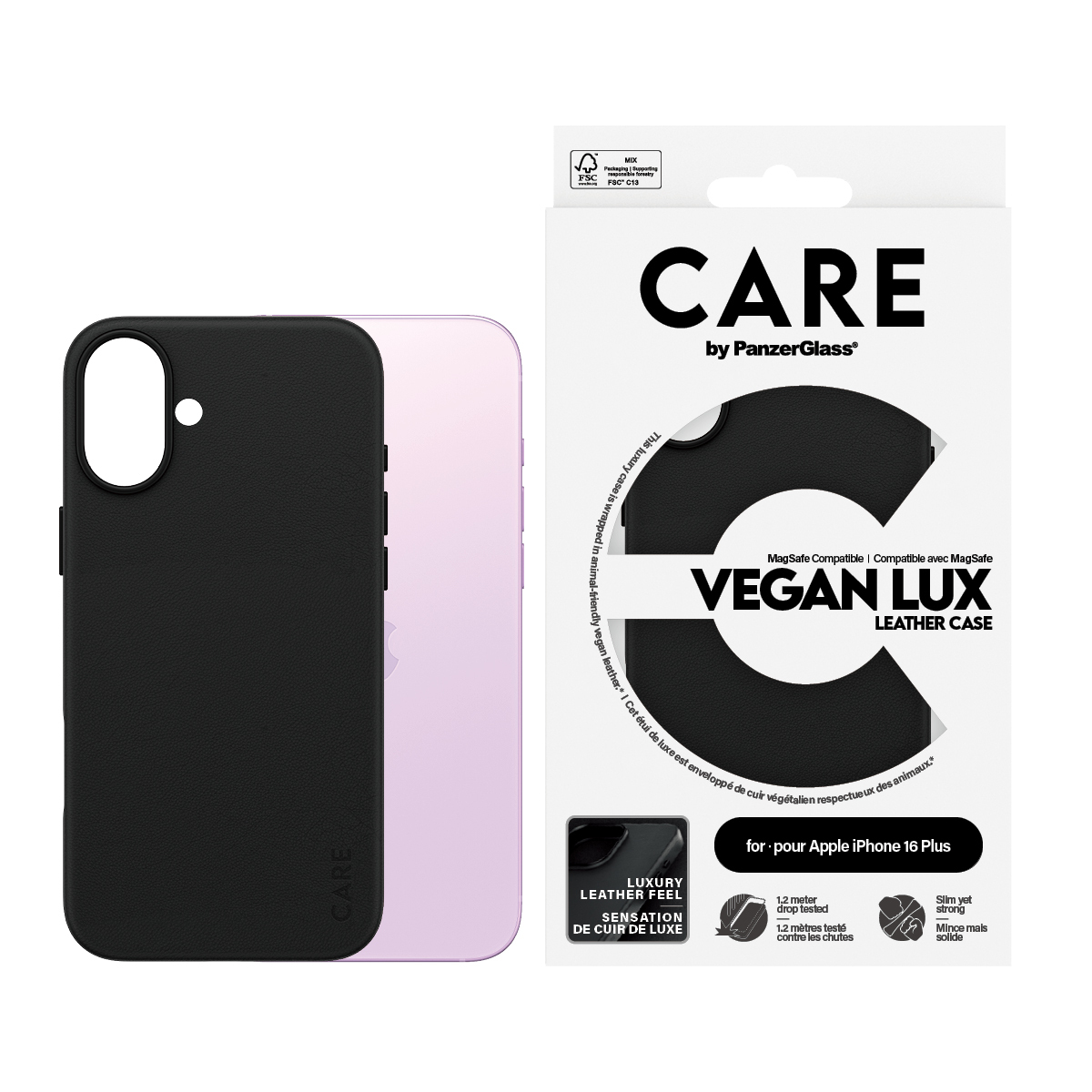 PanzerGlass CARE by PanzerGlass® Flagship Vegan Leather Case iPhone 16 Plus – image 2