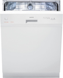 Gorenje GU61224W dishwasher Semi built-in 12 place settings