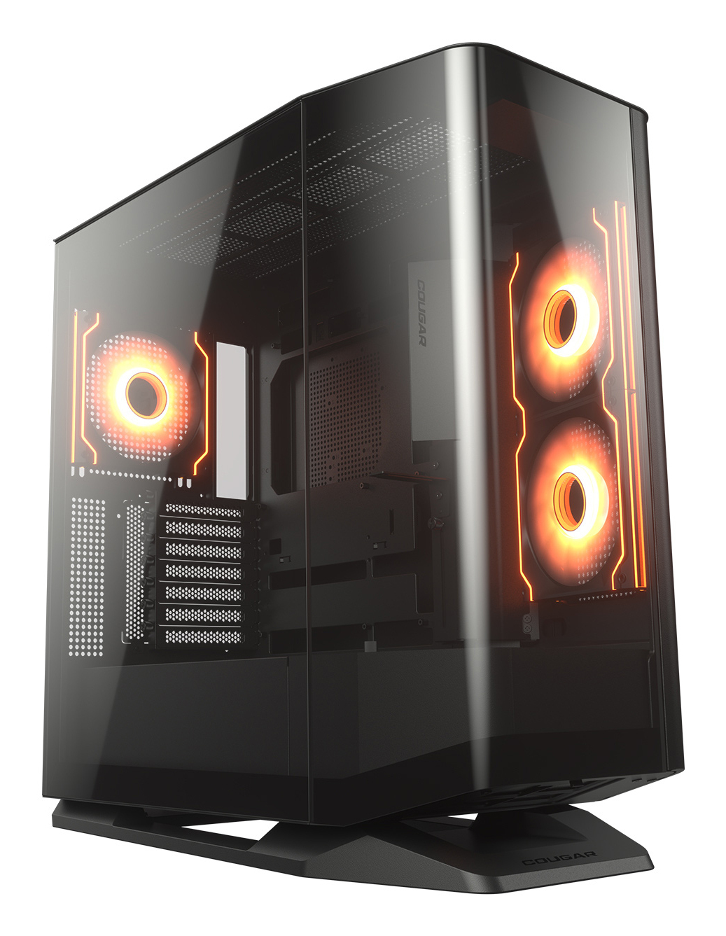Gabinete Gamer COUGAR FV270 RGB - Media Torre - ATX/Micro ATX/Mini ITX/CEB/E-ATX - Panel Lateral - 3858M60.0005