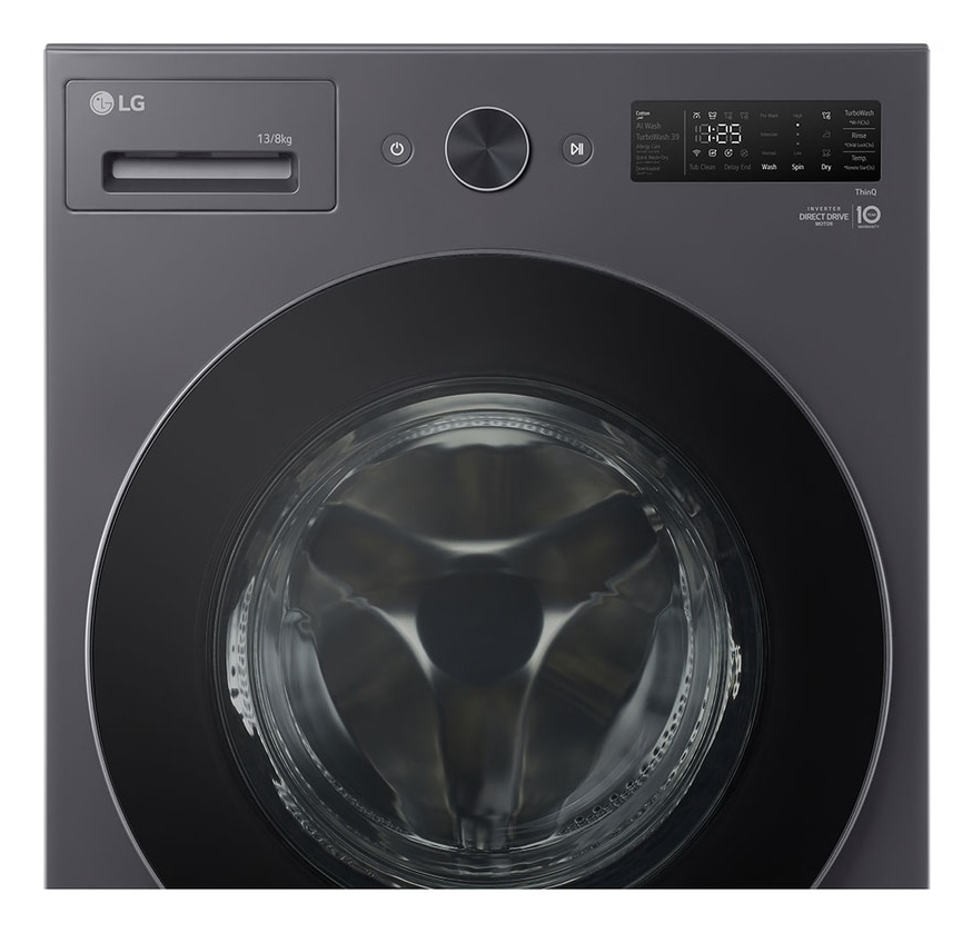 LG WSN1308BST washer dryer Freestanding Front-load Graphite – image 5
