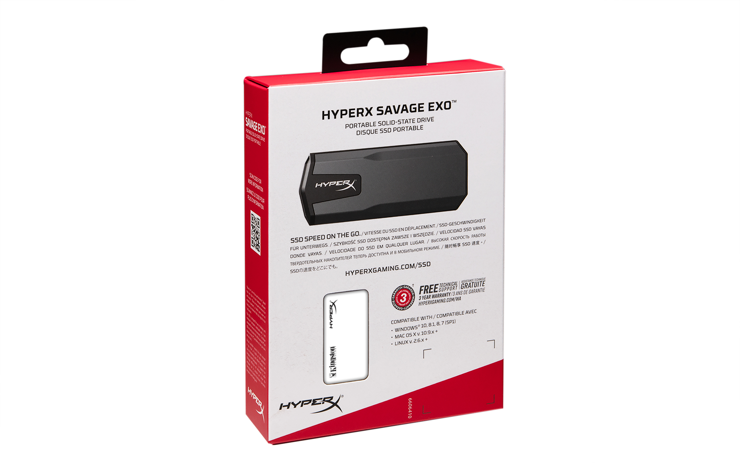HyperX Savage EXO 480 GB USB Type-C 3.2 Gen 2 (3.1 Gen 2) Black image 8