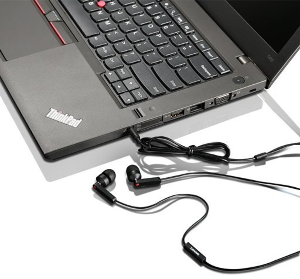 Lenovo 4XD0J65079 headphones/headset Wired In-ear Calls/Music Black – image 2