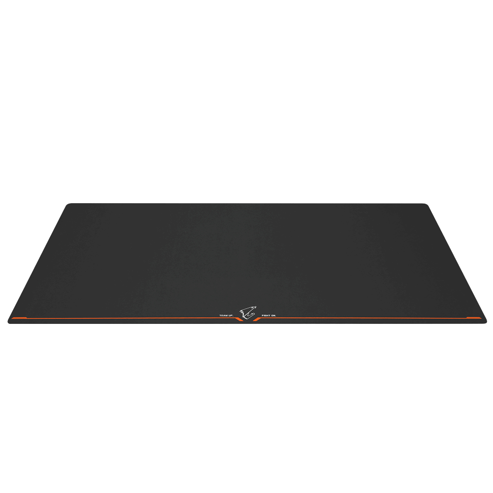 GIGABYTE AMP900 Tappetino per mouse per gioco da computer Nero, Arancione