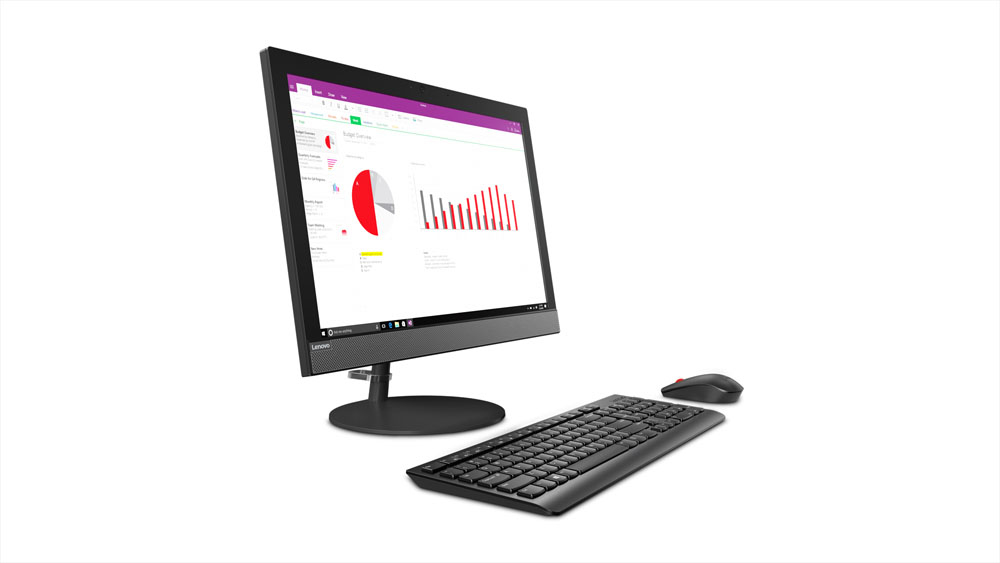 Lenovo V130 Intel® Celeron® J4005 49.4 cm (19.4″) 1440 x 900 pixels All-in-One PC 4 GB DDR4-SDRAM 128 GB SSD FreeDOS Wi-Fi 5 (802.11ac) Black image 8