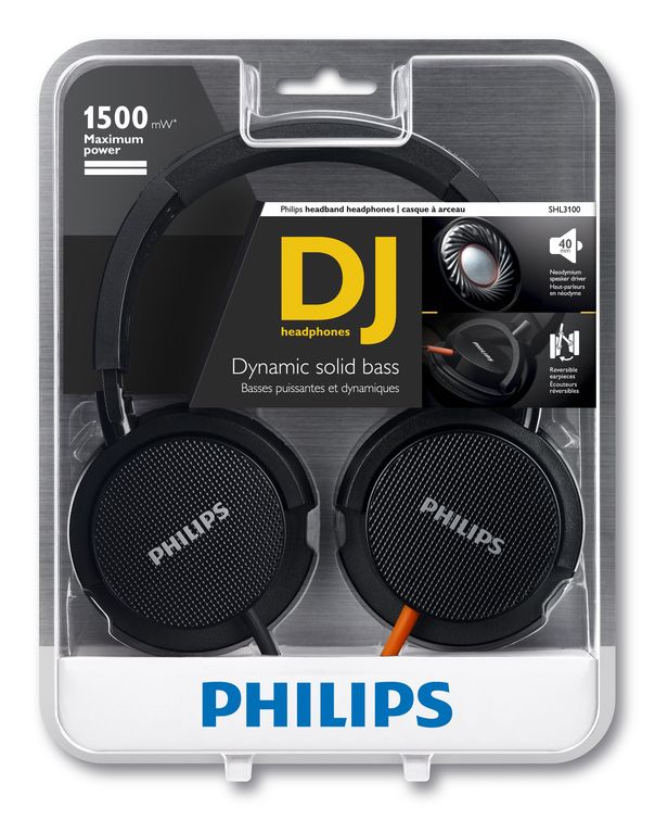 Philips SHL3100/28 headphones/headset Wired Head-band Black – image 2