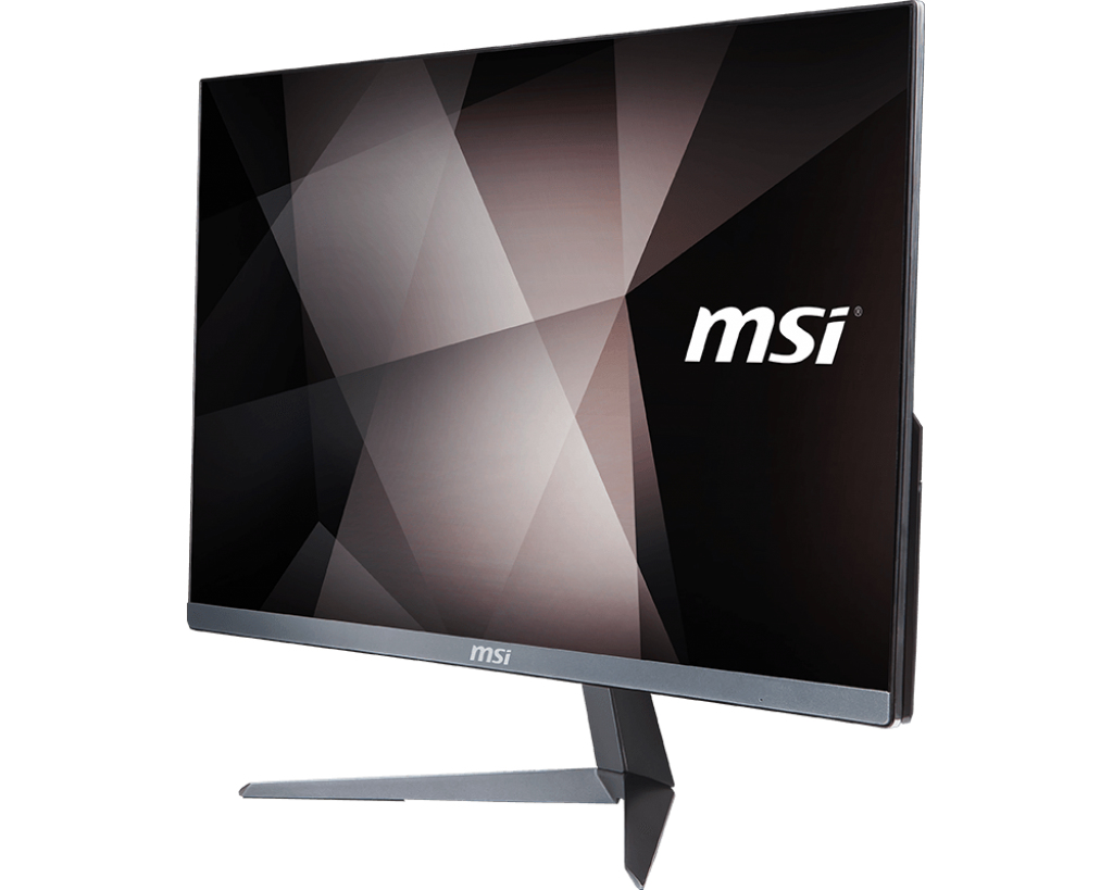 MSI Pro 24X 7M-017 Intel® Core™ i3 i3-7100U 60.5 cm (23.8″) 1920 x 1080 pixels All-in-One PC 4 GB DDR4-SDRAM 128 GB SSD Windows 10 Home Black image 1