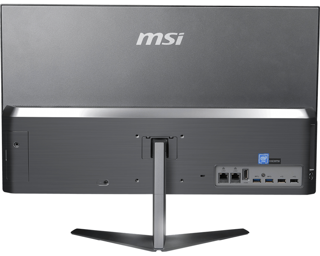 MSI Pro 24X 7M-017 Intel® Core™ i3 i3-7100U 60.5 cm (23.8″) 1920 x 1080 pixels All-in-One PC 4 GB DDR4-SDRAM 128 GB SSD Windows 10 Home Black image 2