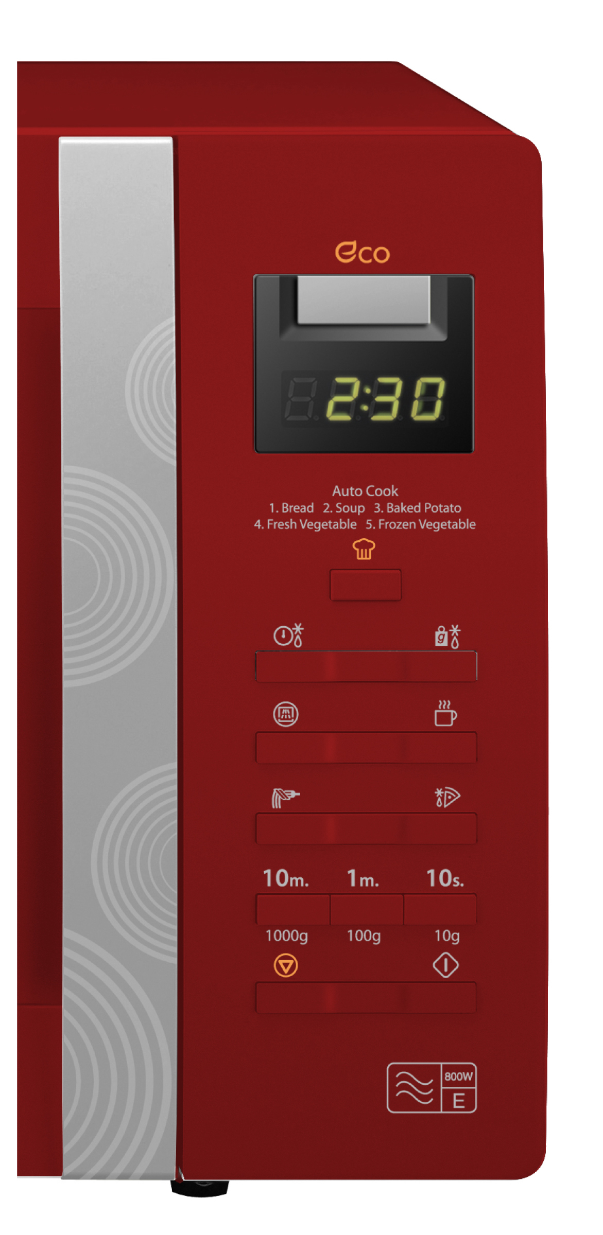 Daewoo KOR6A0RR microwave Red Solo microwave Countertop – image 9
