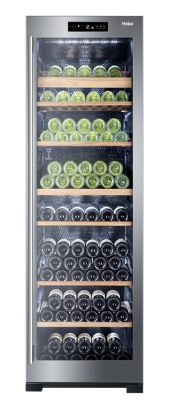 Haier WS151GDBI wine cooler Freestanding Black 151 bottle(s)