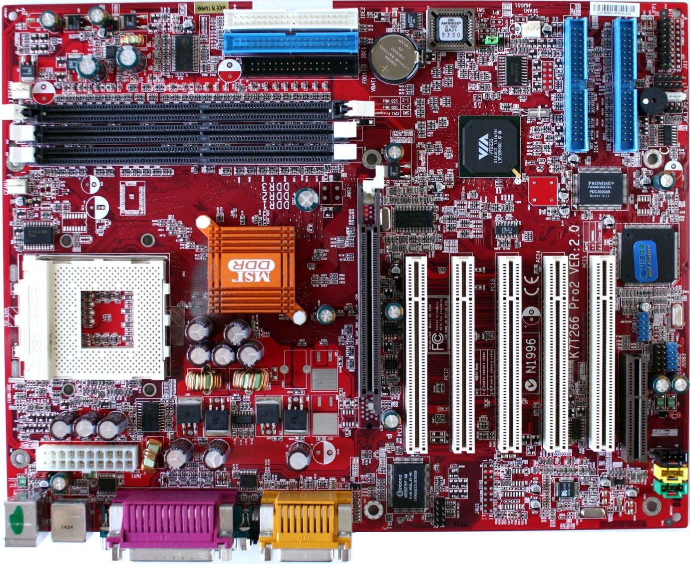 MSI K7T266 Pro2-RU Socket A (462) ATX