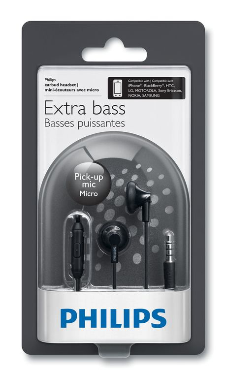 Philips SHE2105BK/28 headphones/headset Wired In-ear Black – image 2