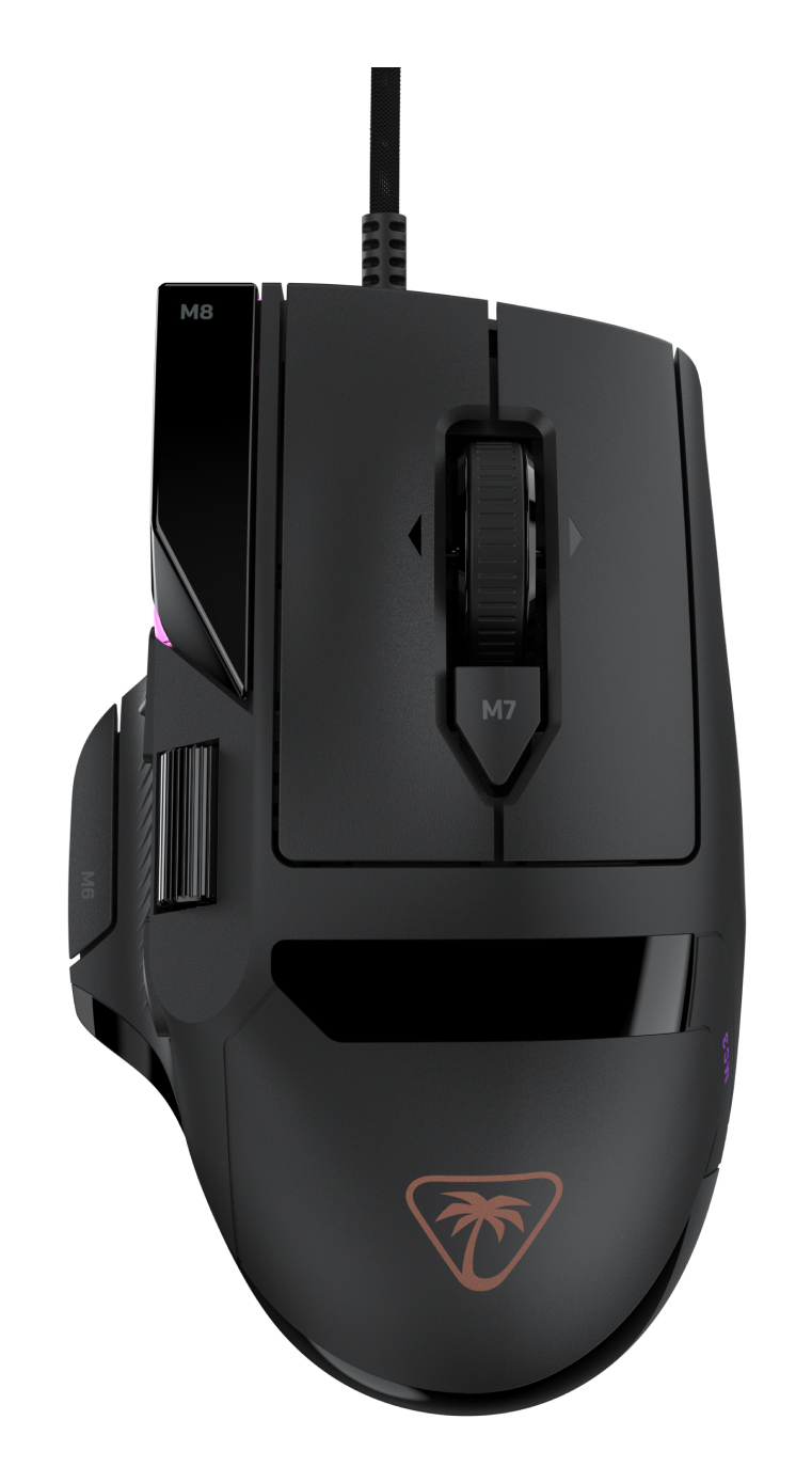 Turtle Beach Command Series MC3 Souris de Gaming Filaire avec capteur Optique Owl Eye 30K DPI, molette de défilement 4D, interrupteurs optiques Titan, 28 Boutons programmables et éclairage RGB