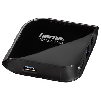 Hama 00039876 laptop dock/port replicator Black – image 1