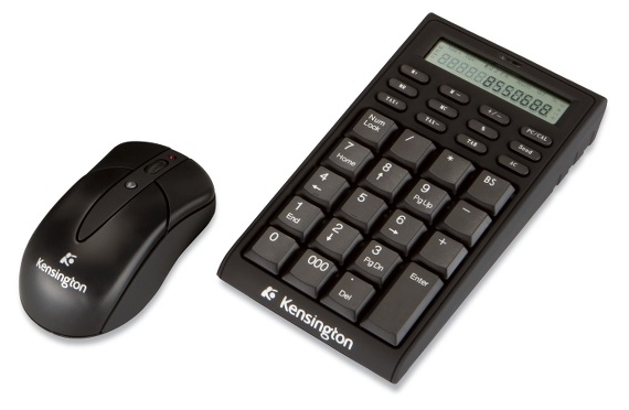 Kensington Wireless Notebook Keypad/Calculator and Mouse Set