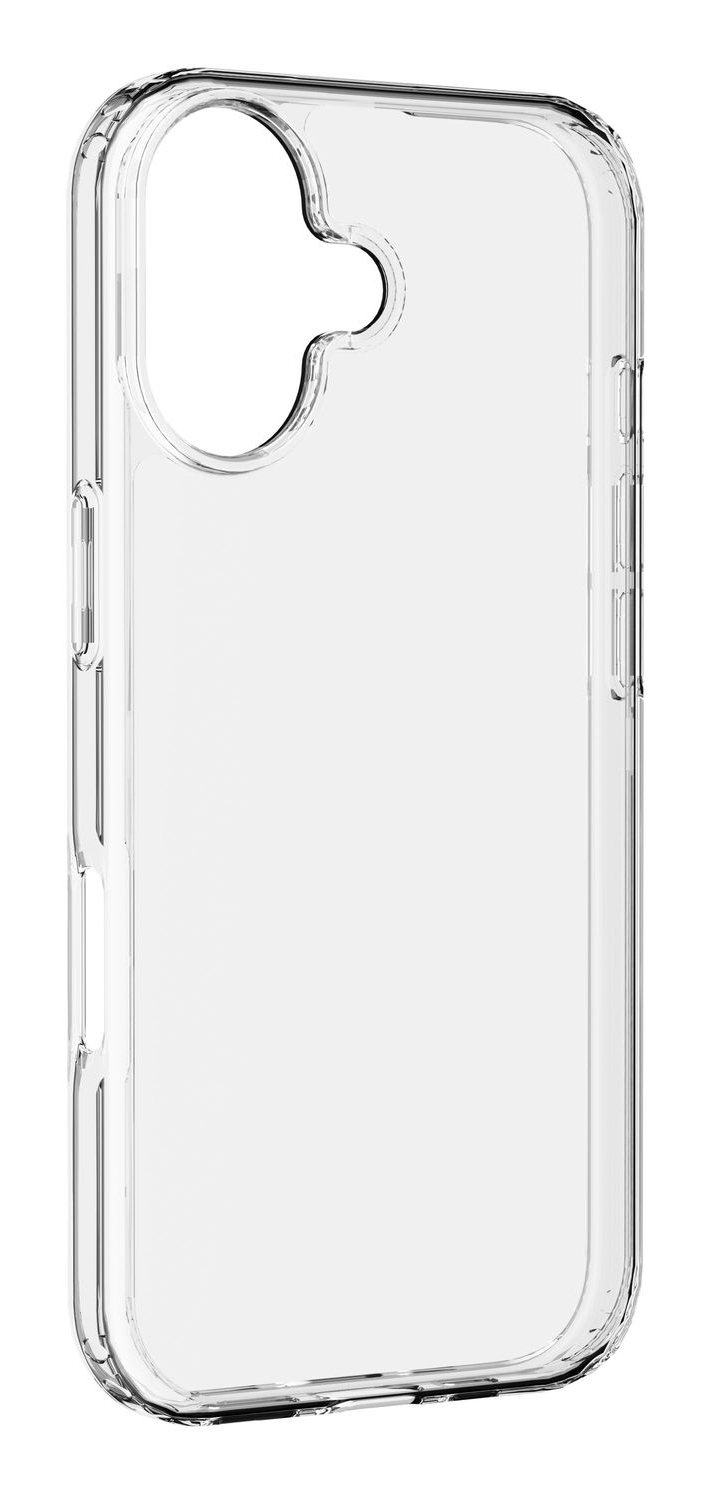 Funda móvil - CellularLine CLEAR STRONG, Para iPhone 17, Rígida, Ultrarresistente, Antibacteriana, Certificación Military Test, Transparente