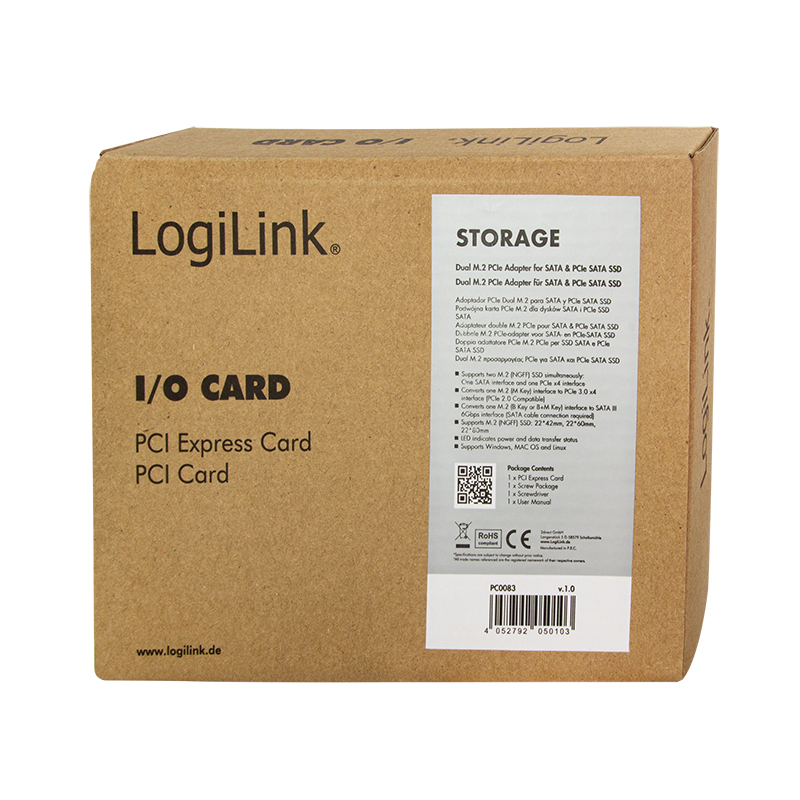 LogiLink PC0083 interface cards/adapter Internal M.2 – image 4