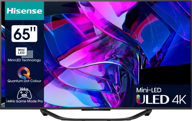 Hisense 65U7KQ 165.1 cm (65") 4K Ultra HD Smart TV Wi-Fi Black 1000 cd/m² – image 1