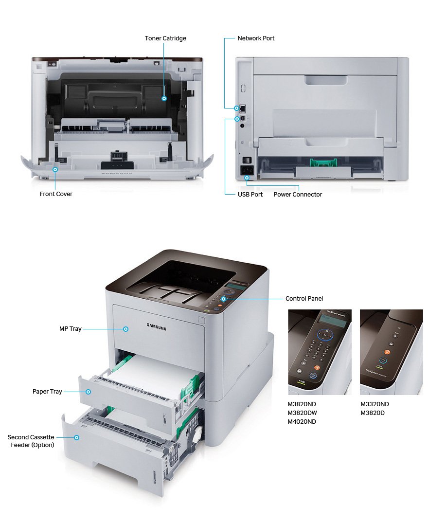 Samsung ProXpress SL-M4030ND laser printer – image 8