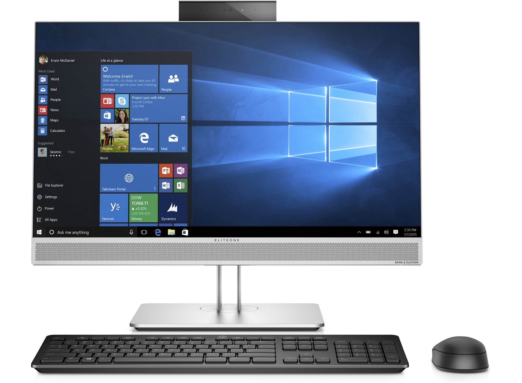 HP 800 G4 + Sony Portable Bluetooth Speaker – image 1