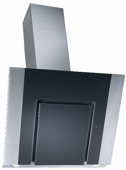 Gorenje DVG8540E cooker hood Wall-mounted Black, Silver 1179 m³/h