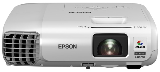 Epson EB-955W Standard throw projector 3000 ANSI lumens 3LCD WXGA (1280x800) White
