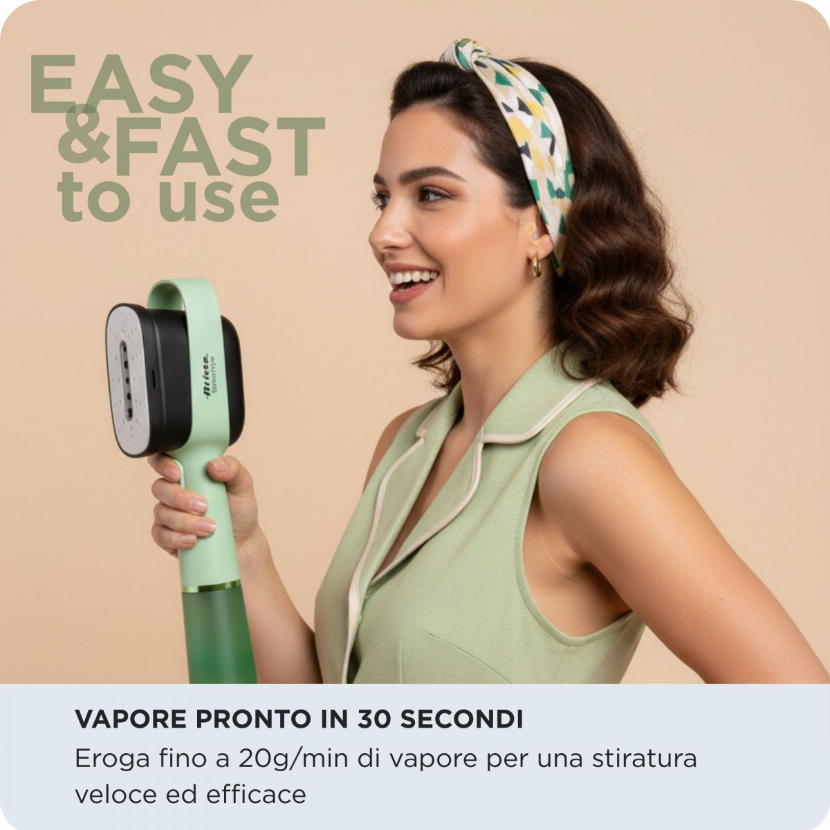 Ariete 4301 Steam Style, Vertical iron – image 5