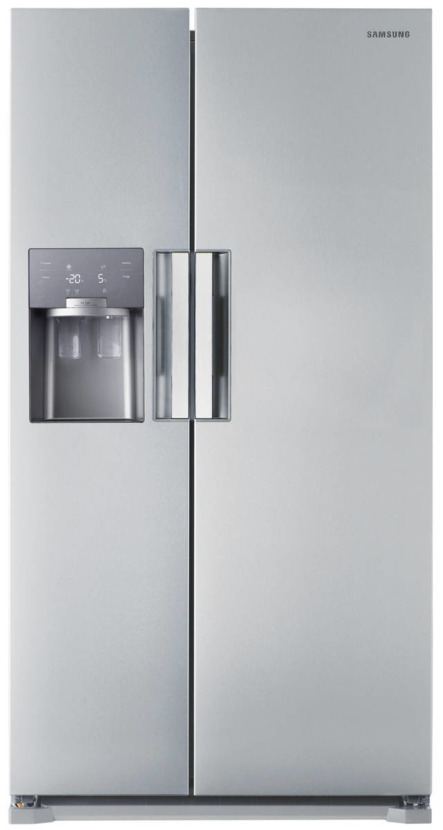 Samsung RS54HDRPBSR side-by-side refrigerator Freestanding