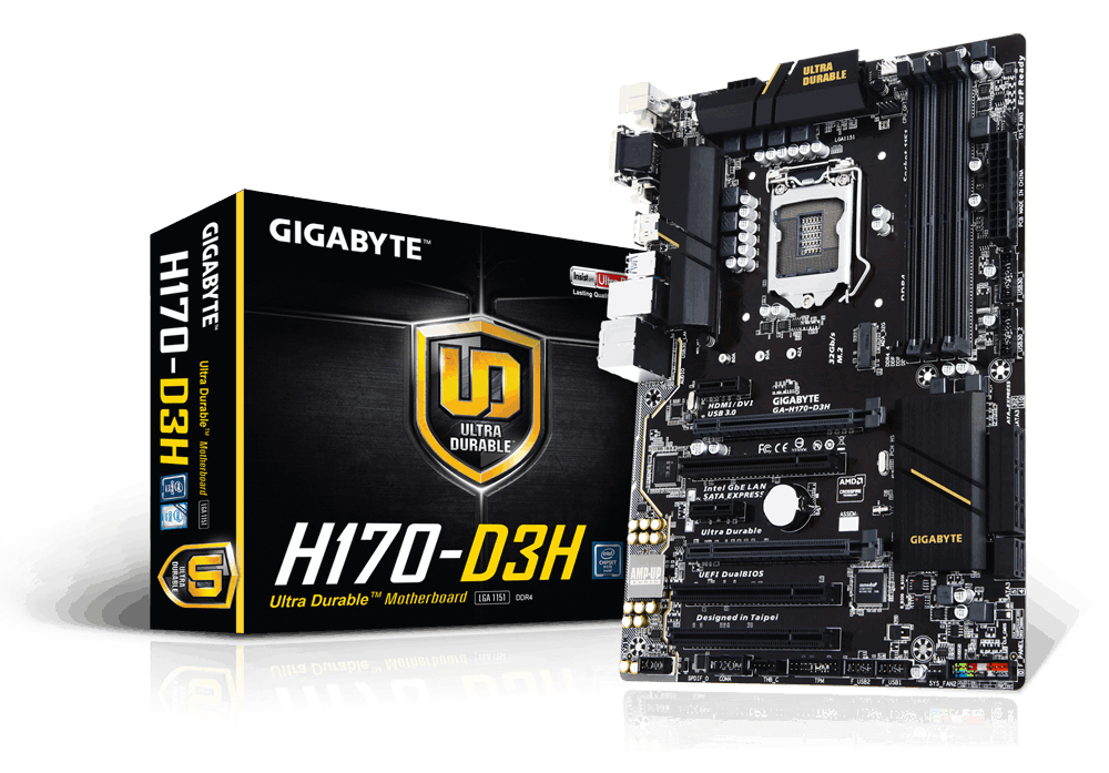 GIGABYTE GA-H170-D3H motherboard Intel® H170 LGA 1151 (Socket H4) ATX – image 4