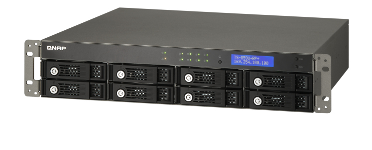 QNAP TS-859U-RP+, 4x 3 TB