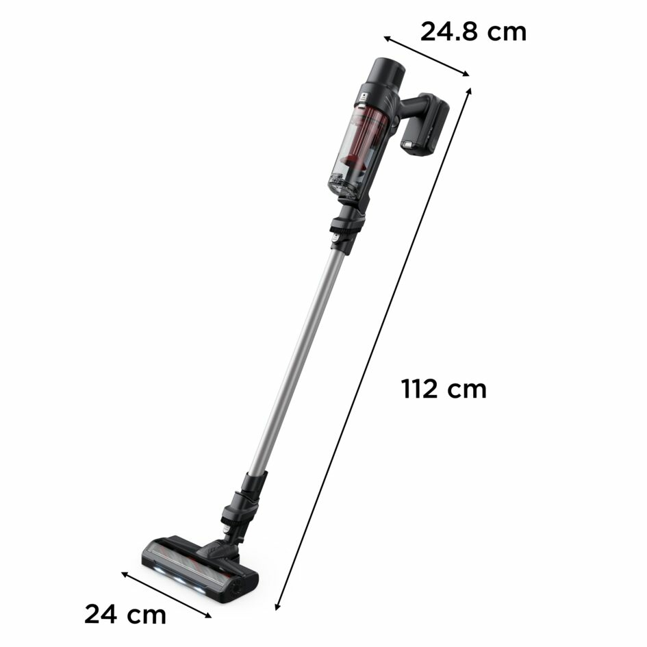 Rowenta RH6A71 2-in-1 stick vacuum Battery Dry Bagless Aluminium, Red – image 2