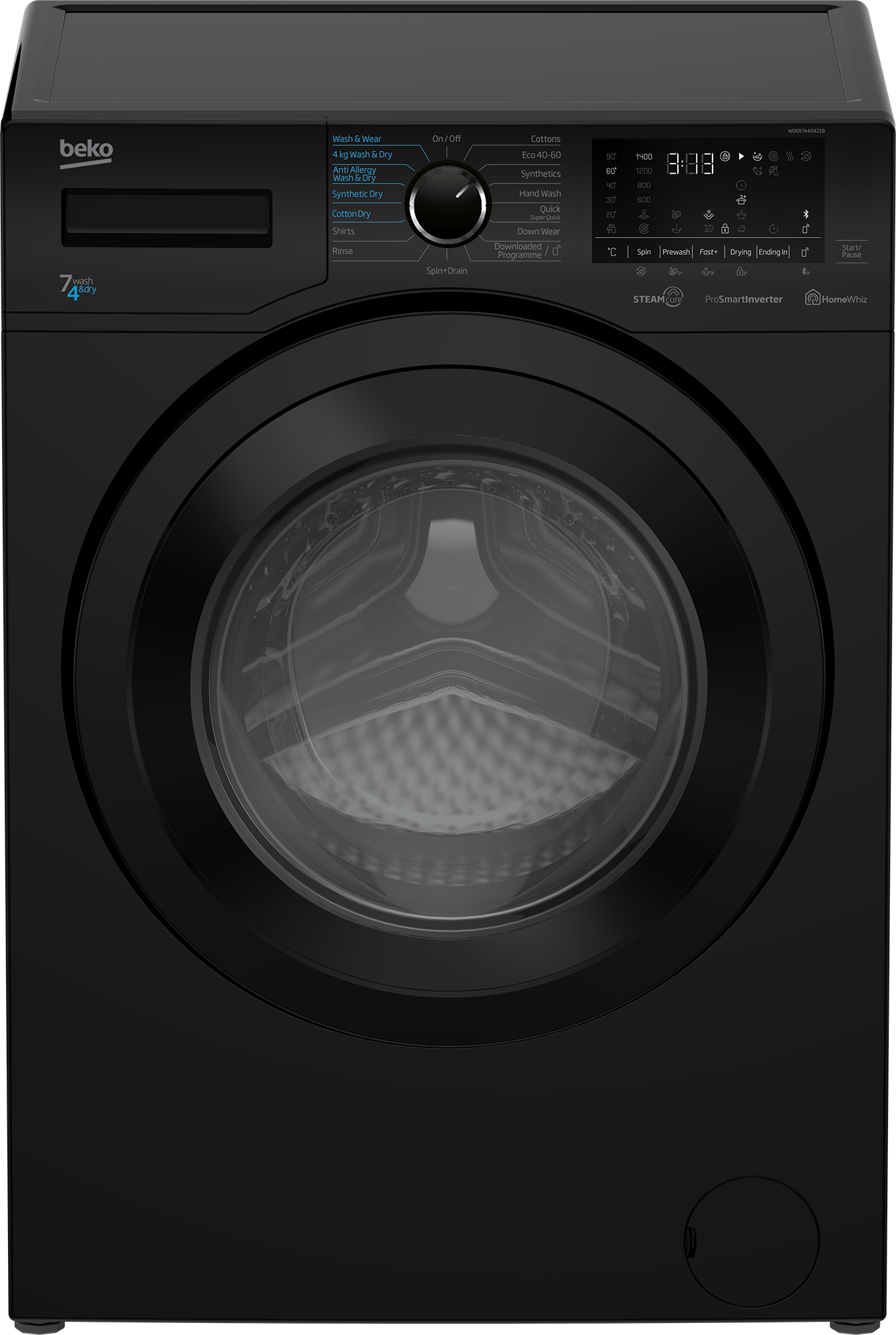 Beko WDER7440421B Freestanding
