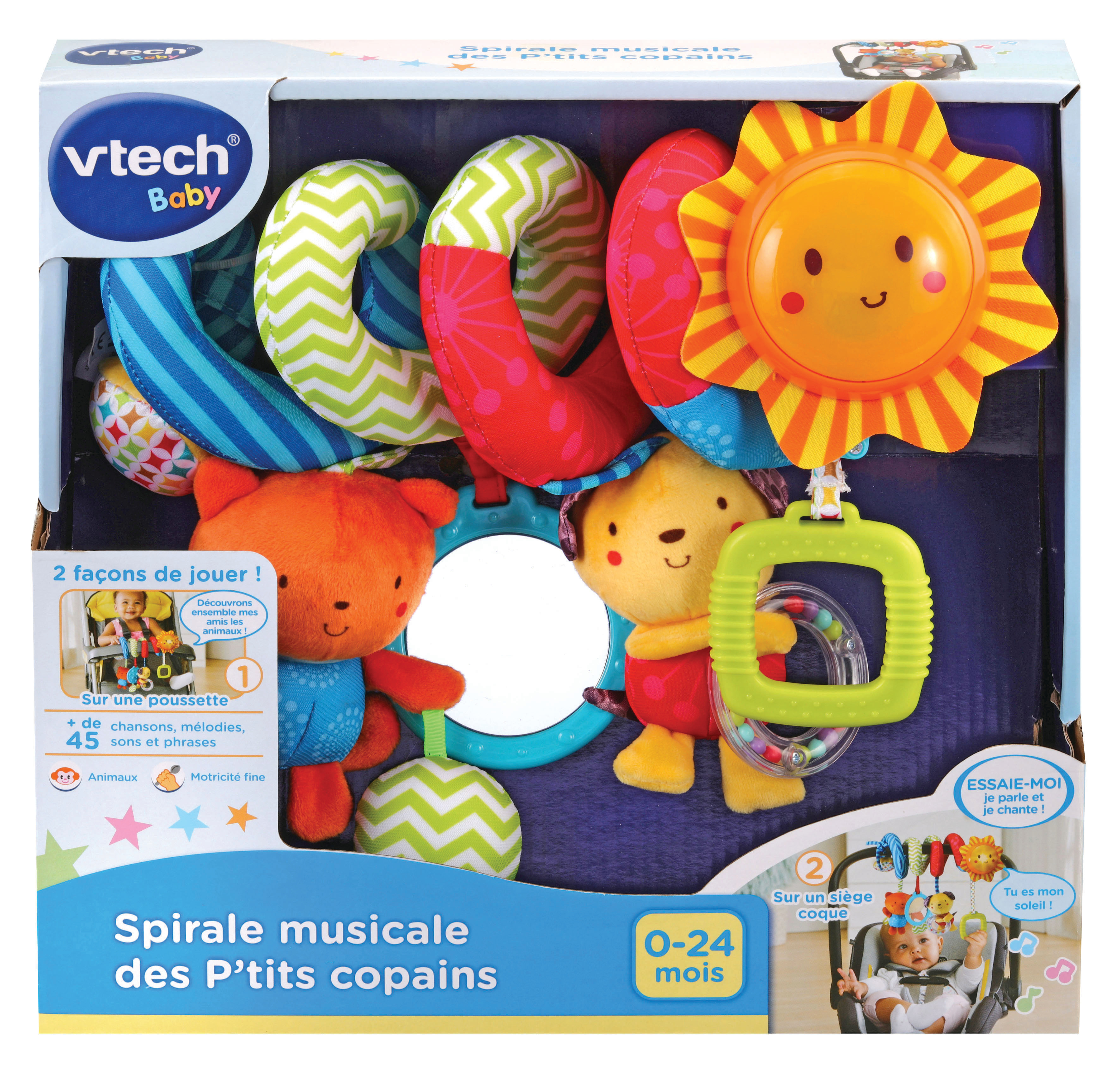 Resim VTech 80-522105 Çok Renkli Kumaş Oyuncak Erkek/Kız