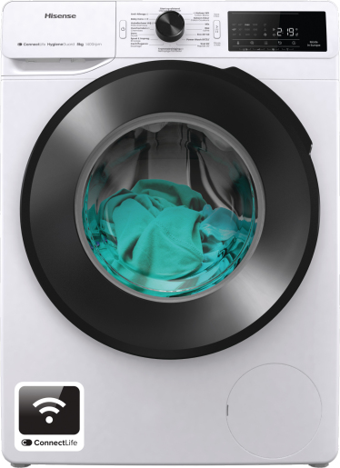 Hisense WF3V843BW/BLX — vue 1 sur 6