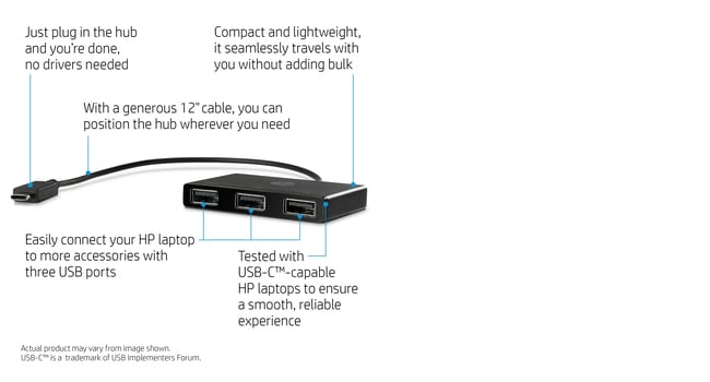 HP Concentrador USB-C a USB-A – image 6