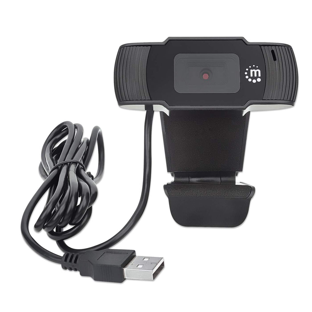 Manhattan USB Webcam, Two Megapixels (Clearance Pricing), 1080p Full HD, USB-A, Integrated Microphone, Adjustable Clip Base, 30 frame per second, Black, Three Y – image 7