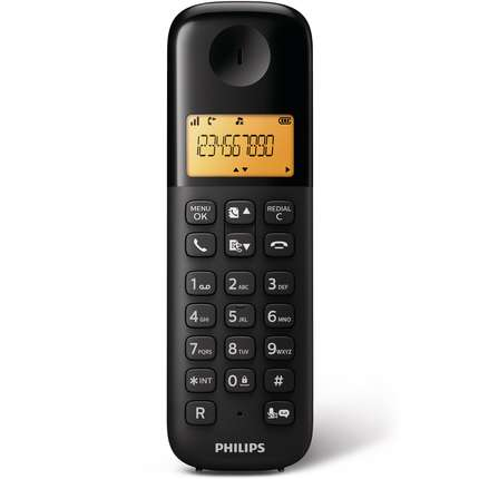 Philips D1353B/FR telephone DECT telephone Caller ID Black