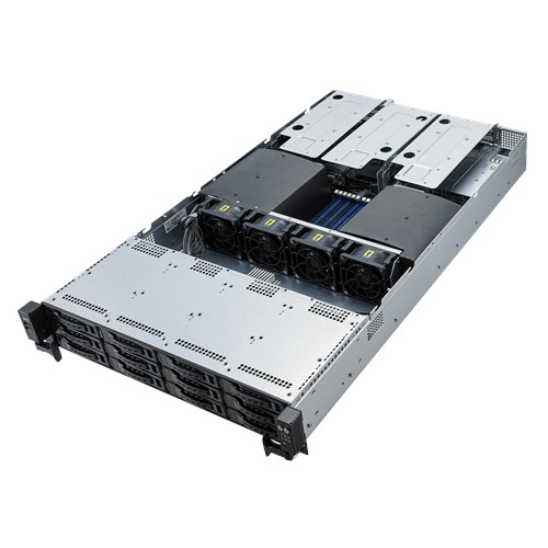 ASUS RS720-E9-RS12-E Intel® C621 LGA 3647 (Socket P) Rack (2U) Black, Silver – image 1