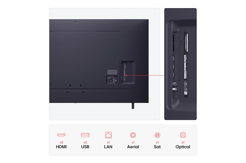 Téléviseur LG UA74 75 pouces 4K UHD Smart TV HDR10 Pro — photo 4