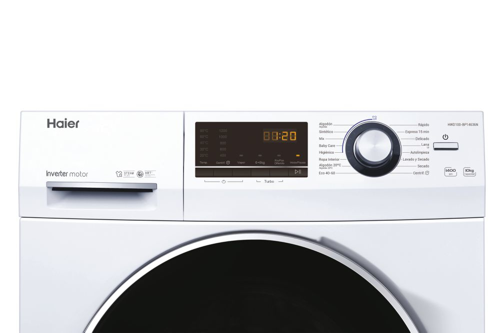 Haier 636 Series HWD100-BP14636N washer dryer Freestanding Front-load White – image 5