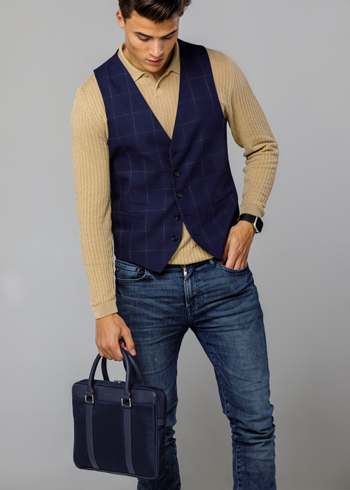 dbramante1928 Stelvio - 14" Slim Laptop Bag - Blue – image 3