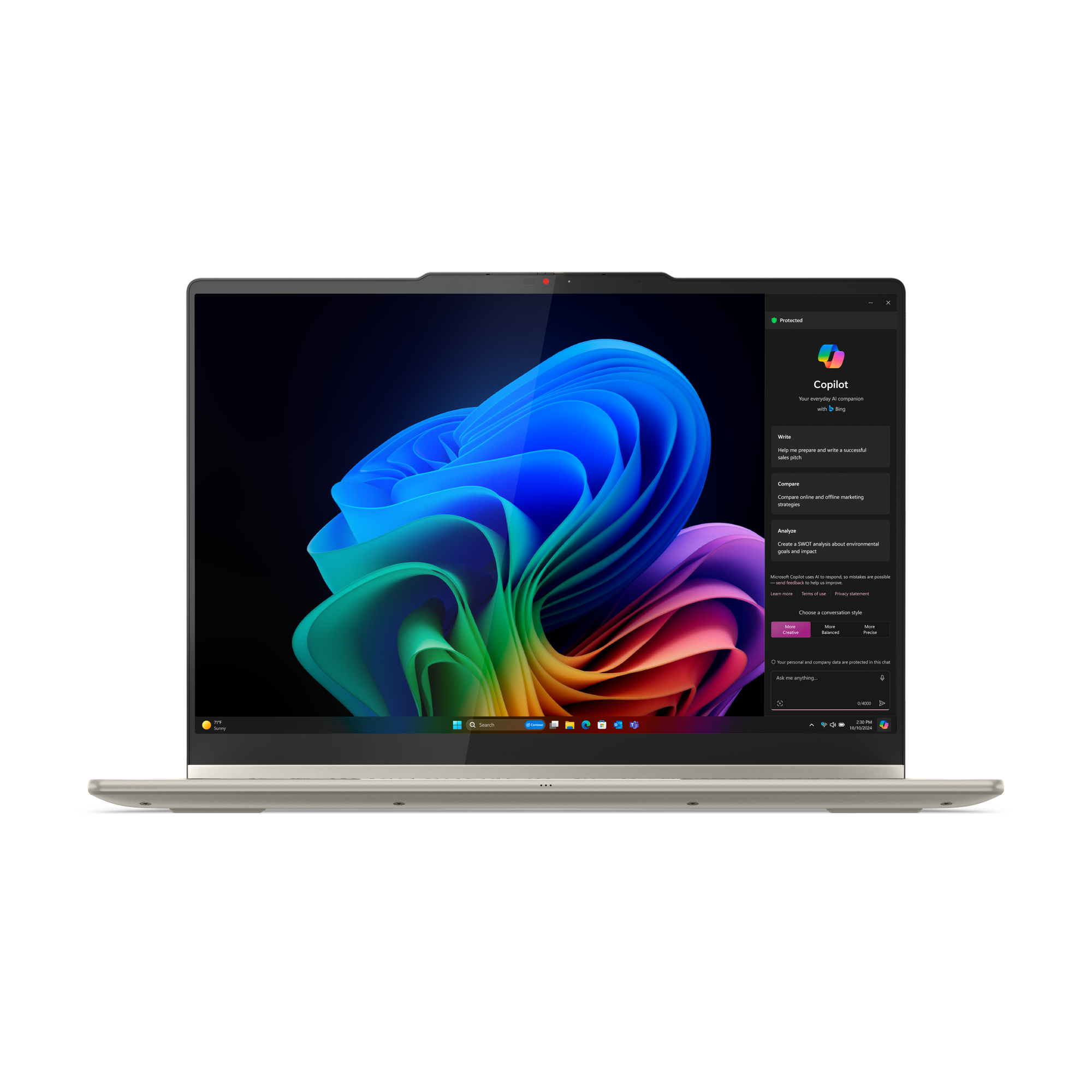 Convertible 2 en 1 - Lenovo Yoga 7 2in1 14ILL10 Copilot+ PC, 14" OLED, Intel® Core™ Ultra 5 226V, 40 TOPS, 16GB RAM, 512GB SSD, Arc Graph, W11H, Lápiz - imagen 3