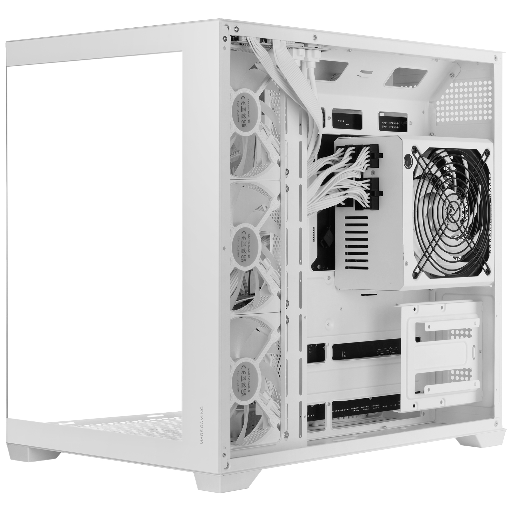 Mars Gaming MCV5W computer case Midi Tower White – image 6