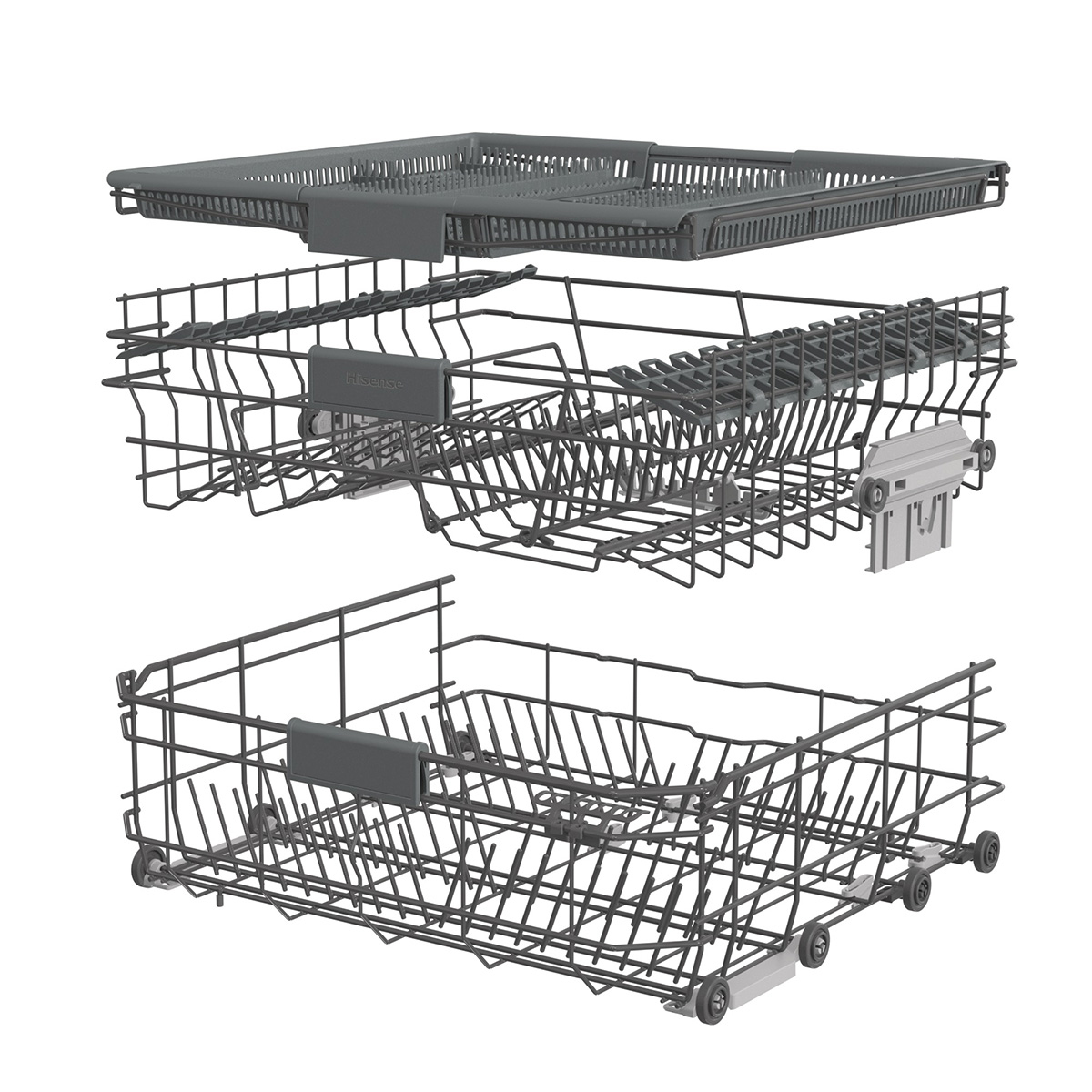 Hisense HS673C60X dishwasher Freestanding 16 place settings – image 7