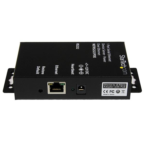 StarTech.com 1 Port RS232 Serial Ethernet Device Server - PoE Power Over Ethernet – image 2