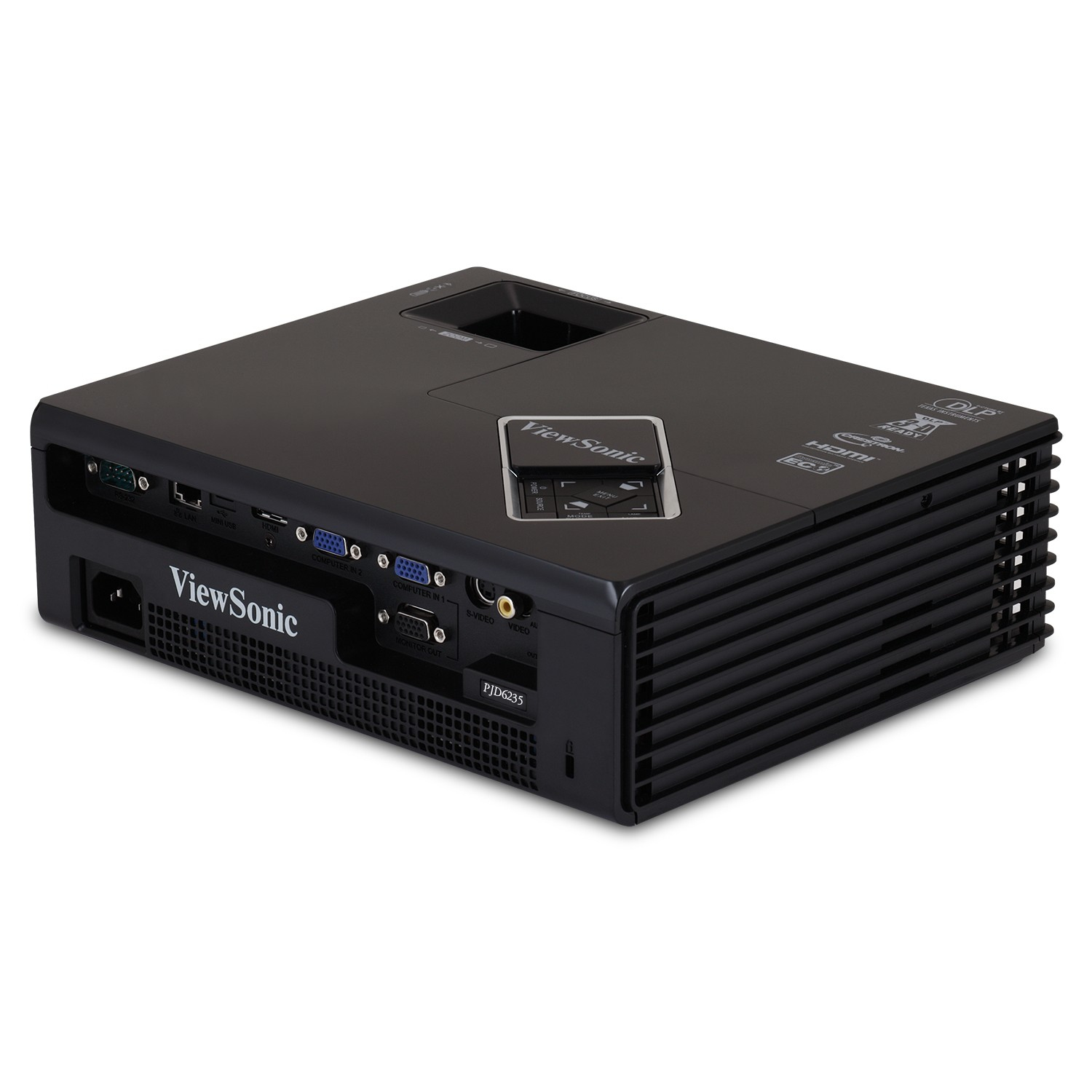 Viewsonic PJD6235 data projector Standard throw projector 2800 ANSI lumens DLP XGA (1024x768) 3D Black – image 3