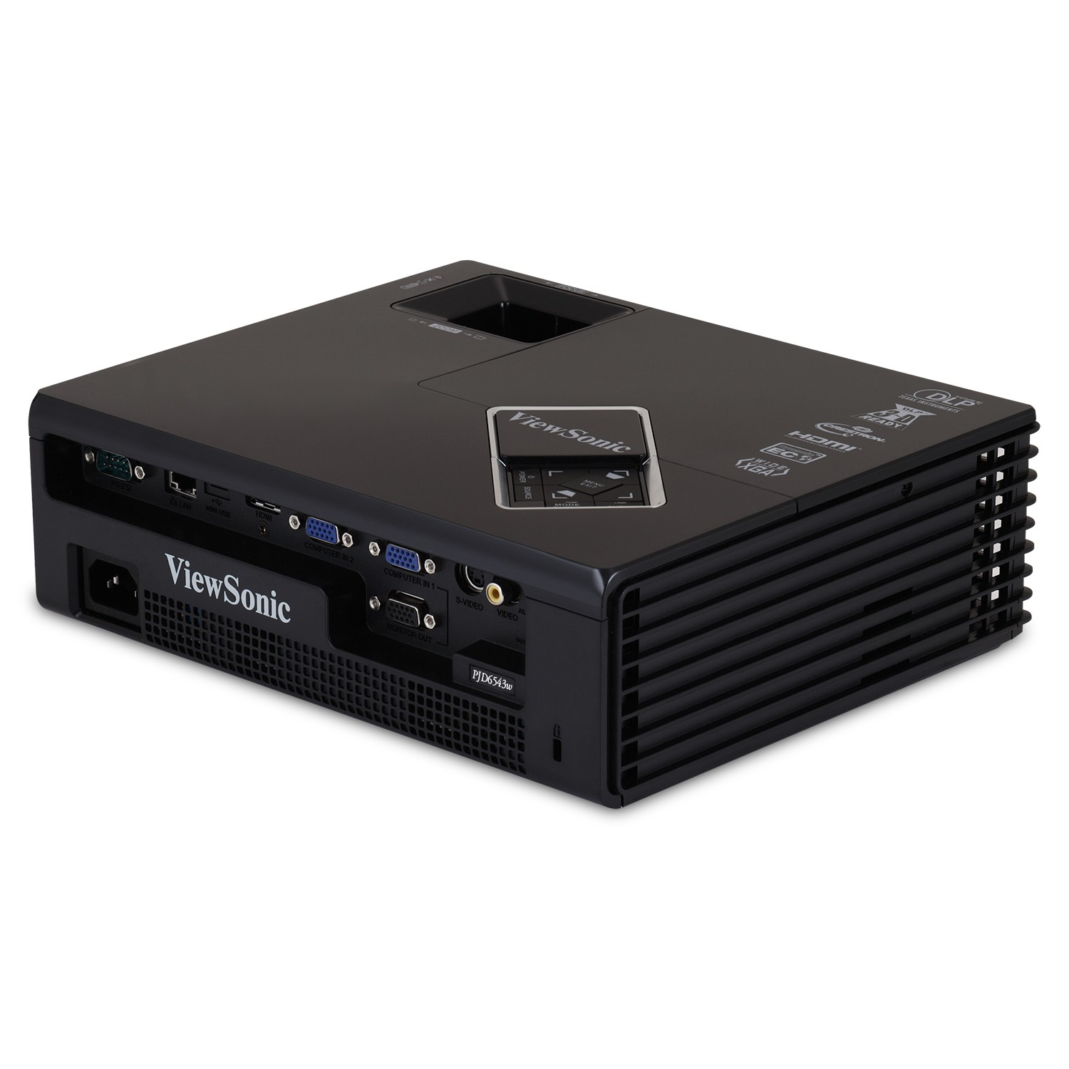 Viewsonic PJD6543W data projector 3000 ANSI lumens DLP WXGA (1280x800) 3D Black – image 4