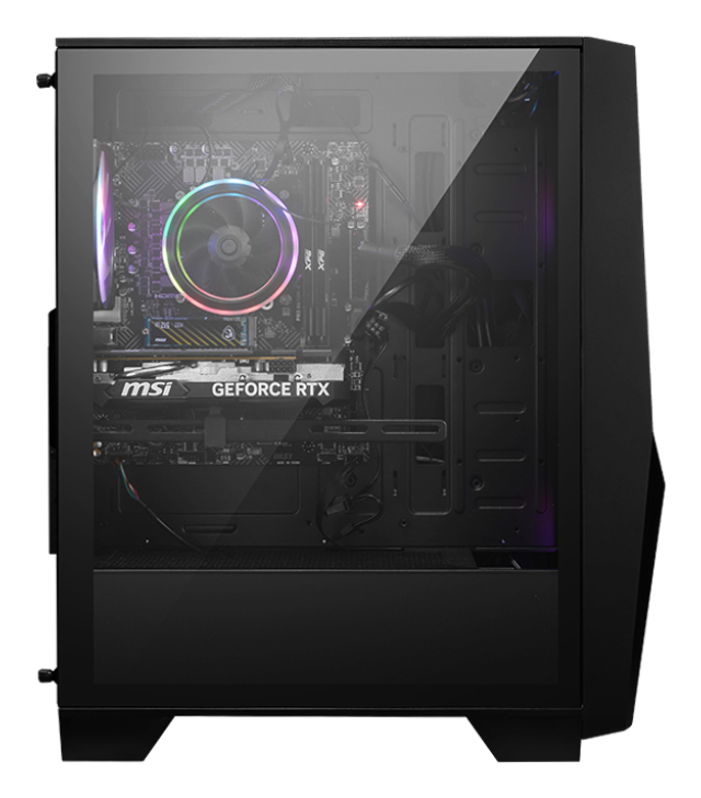 MSI CODEX Z2 B8NVL-695US PC AMD Ryzen™ 7 8700F 16 GB DDR5-SDRAM 1 TB SSD NVIDIA GeForce RTX 5060 Windows 11 Home Desktop Black image 3