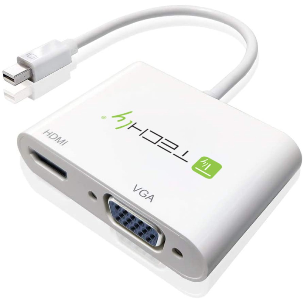 Techly Adattatore Mini DisplayPort ad HDMI/VGA