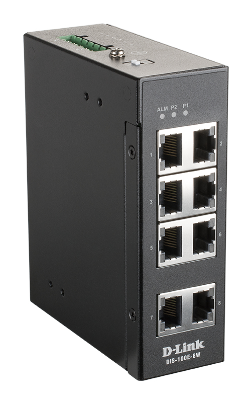 D-Link 8-Port Unmanaged Industrial Switch with