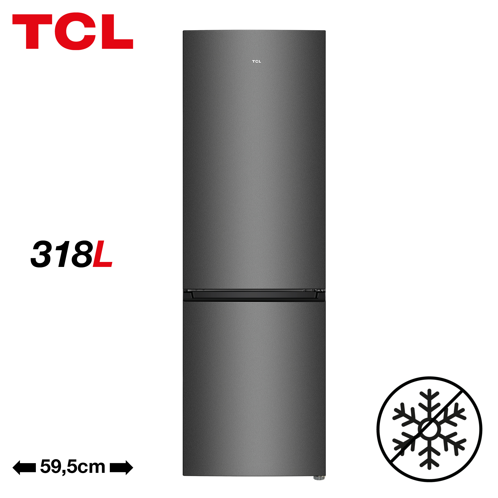 TCL RF318BSF0UK fridge-freezer Freestanding – image 9